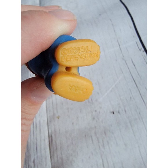 Berenstain Berenstein Bears Brother Bear Flocked Head Vintage Figure 1988 - Picture 6 of 6